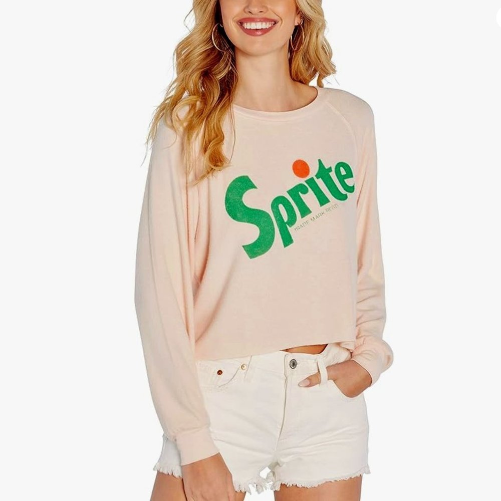 WILDFOX x COCA-COLA Sprite World Tour Crop Top Size Medium NWT